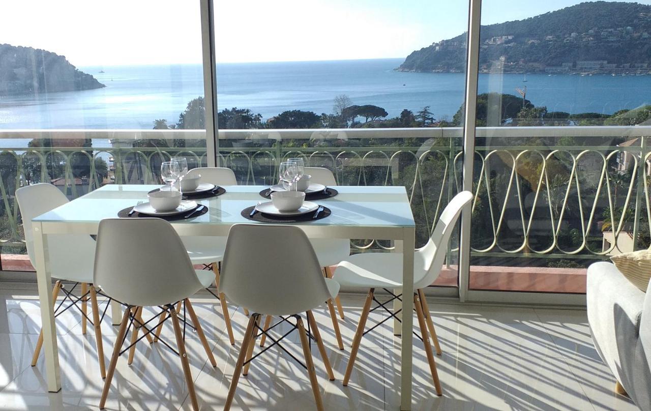 Vue Mer Exceptionnelle Entre Nice Et Monaco Villefranche-sur-Mer Exterior foto
